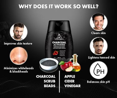 Urbangabru Hair Volumizing Powder 10 GM & Charcoal Face Wash 120 GM - Men's Grooming Combo Kit